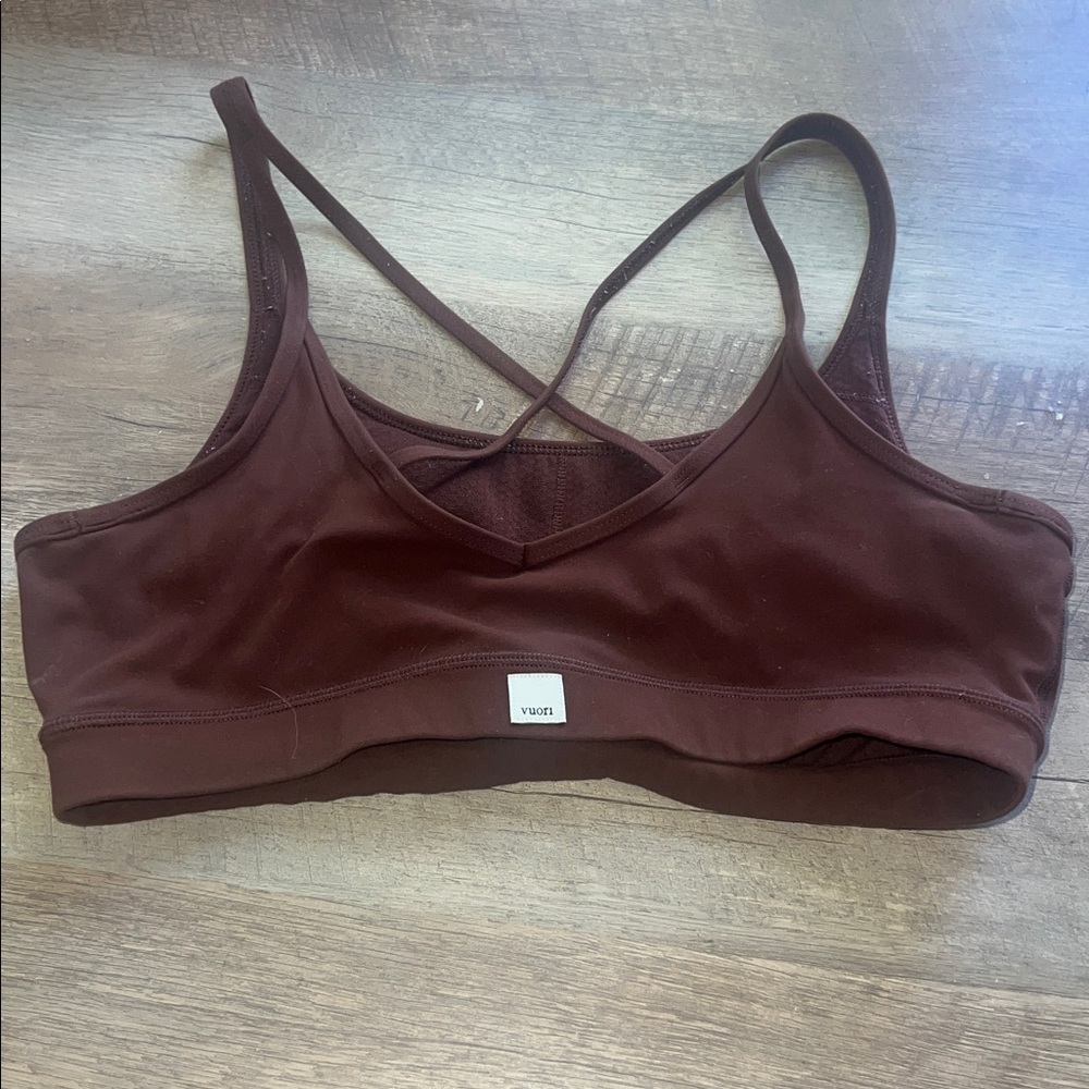 Vuori Brown Sports Bra